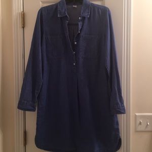 Old Navy Chambray Pop over Dress